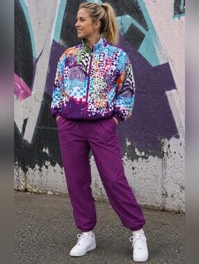 Kaelin Vintage 80s 90s Tennis Warm Up Track Suit